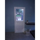 porta de alumínio com vidro Vila Buarque